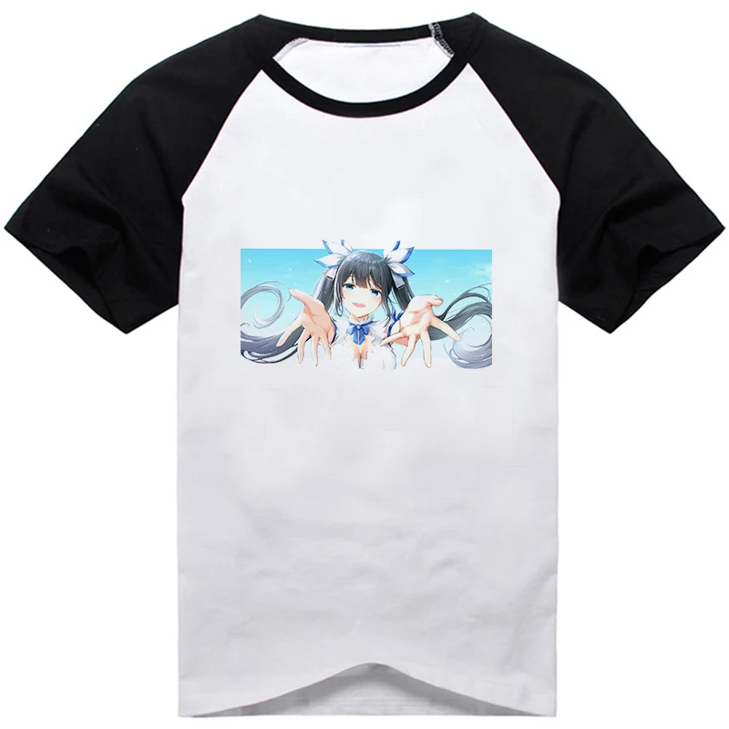 Аниме неправильно собирать девочек в подземелье? Летняя футболка Hestia Freyja для