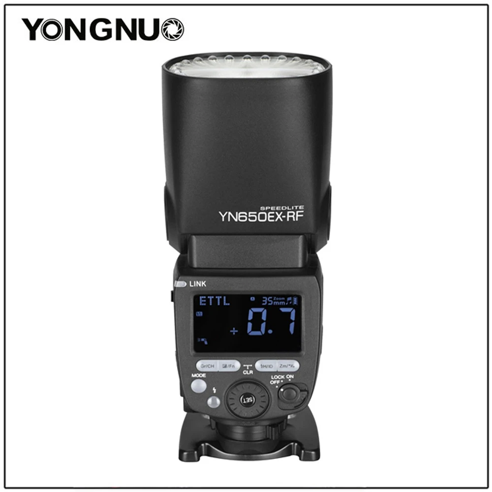 Беспроводная вспышка Yongnuo YN650EX-RF TTL HSS с круглой головкой Speedlite GN60 2 4G