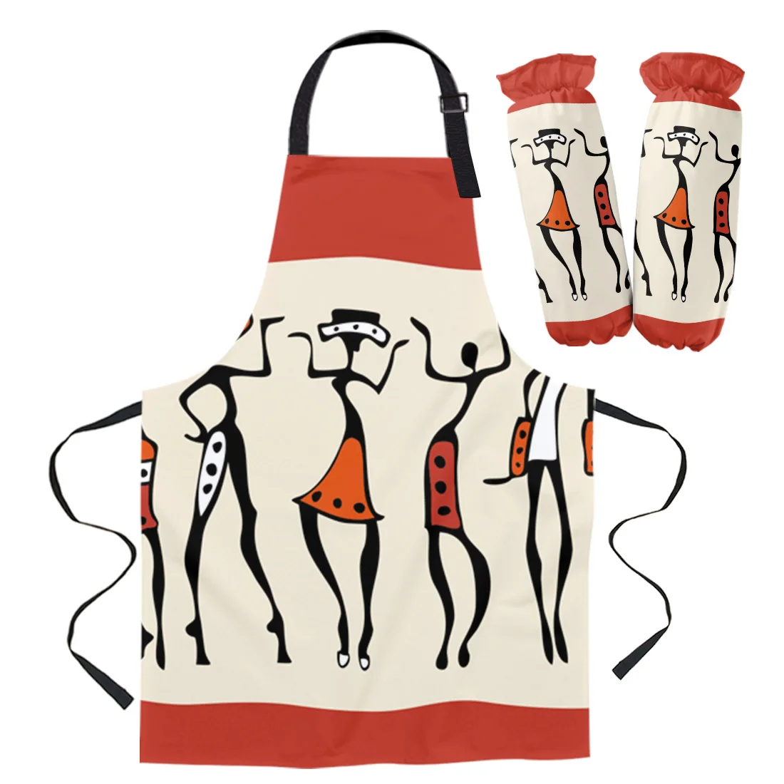 

Африканские национальные фигуры, этнический фартук, Кухонный Фартук для уборки дома, фартук для кухни, женские фартуки