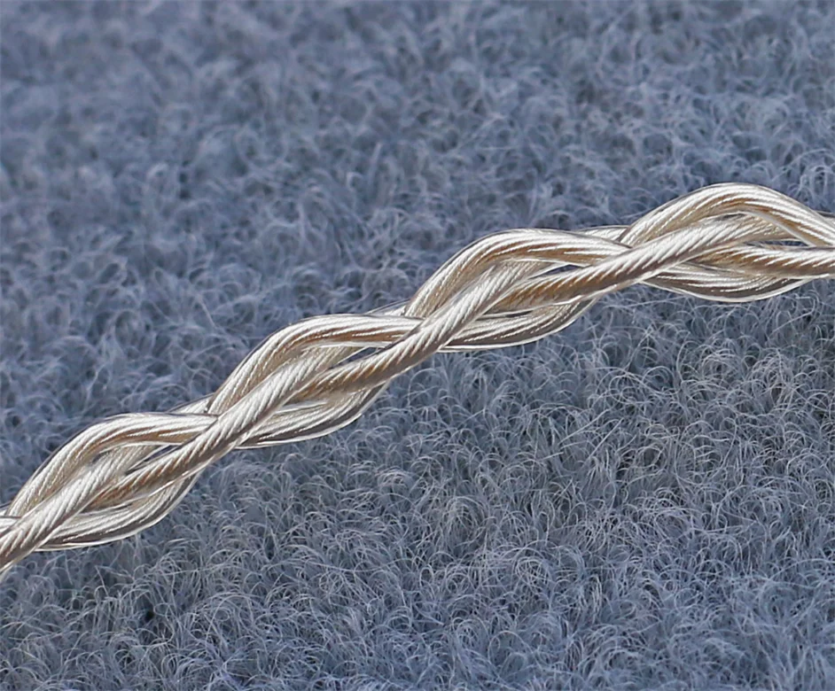 

Single crystal copper silver-plated wire loose wire 252 cores 1.25m*2pcs