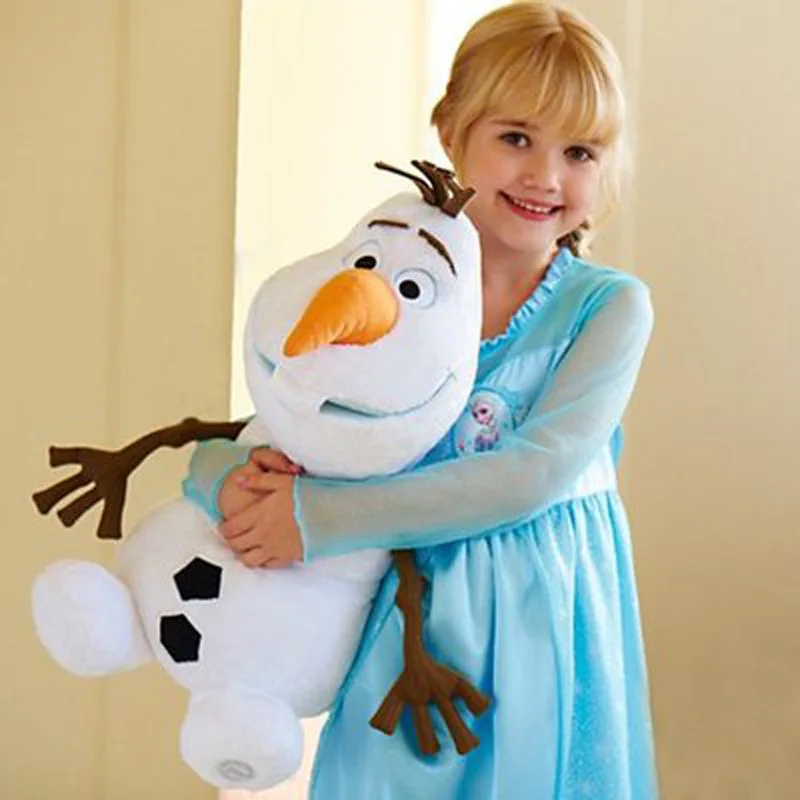 

Disney Hot Movies Frozen 30cm 50cm Olaf Plush Kawaii Snowman Cartoon Cute Plush Stuffed Animals Doll Toys Brinquedos Juguetes