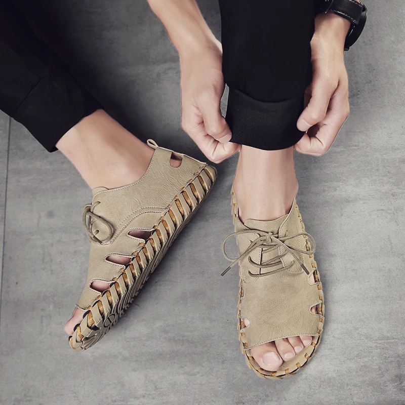 

Summer Sandals Men Sandalia Masculina Sandals-men Sandale Homme Ete Sandles For Men Zandalias Hombre Sandali Da Uomo
