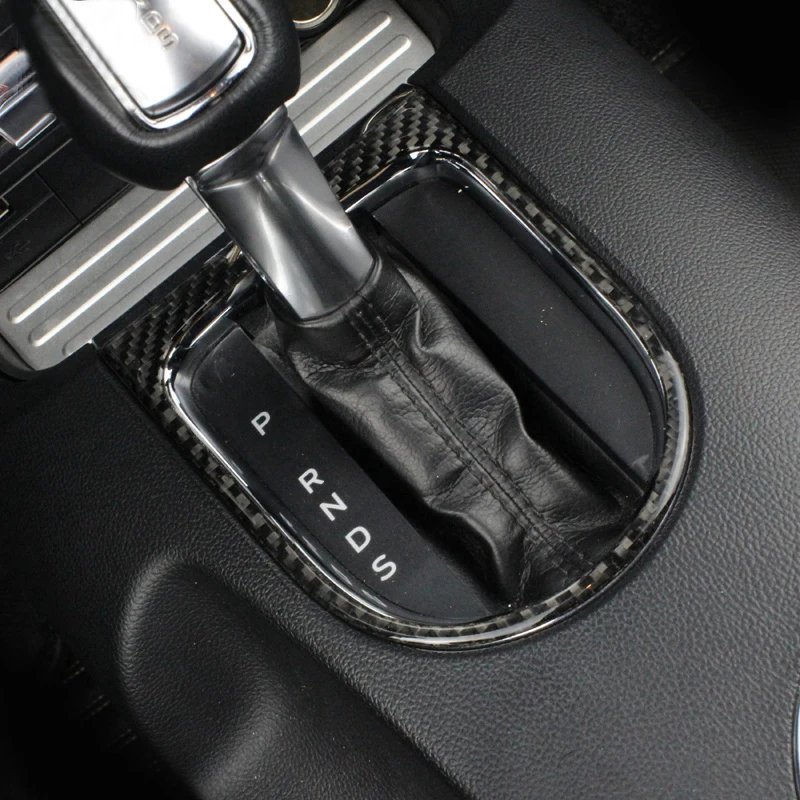 Карбоновое волокно для Ford Mustang внутренний переключатель передач Кондиционер