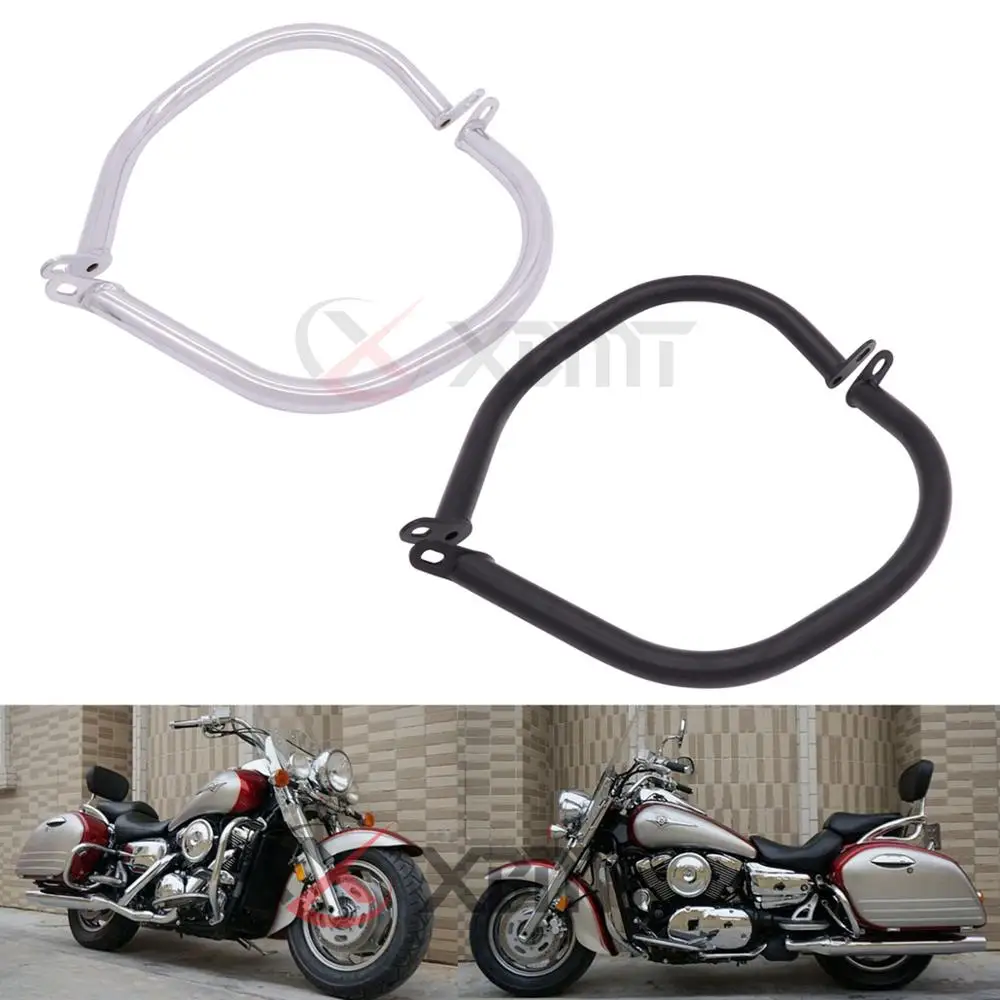 Motorcycle Highway Engine Guard Crash Bar Rail Front Side Protector For Kawasaki Vulcan 1600 VN1600 Nomad 2003-2011