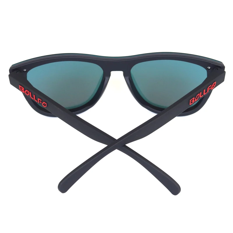 Мужские зеркальные солнцезащитные очки BOLLFO классические поляризационные в