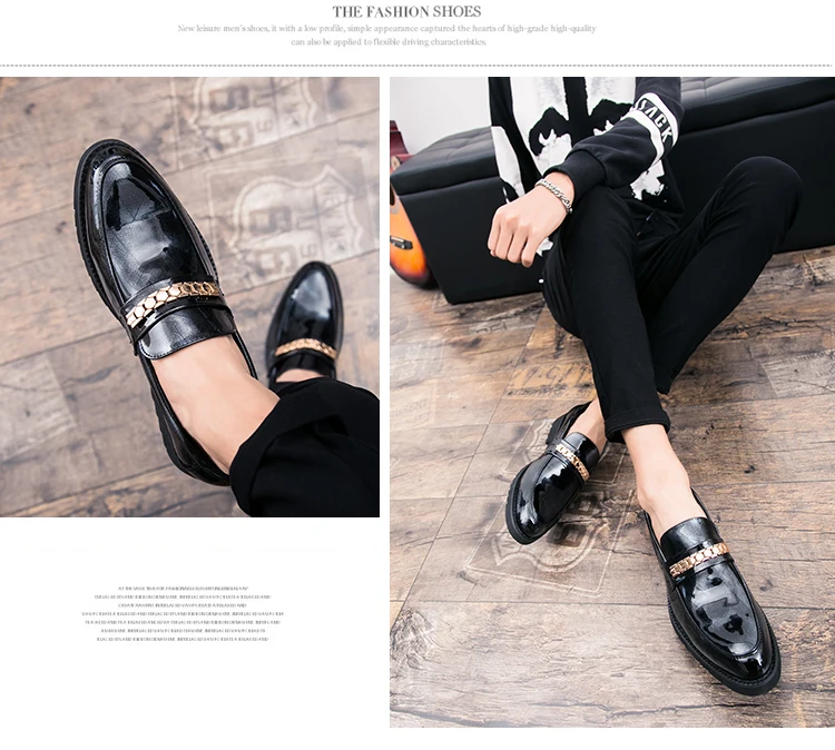 Thick Bottom Mens Dress Shoes Men Bring Brand Wedding Shoes Luxury Italian Casual Office Formal Loafers Boats Leather Shoes Men