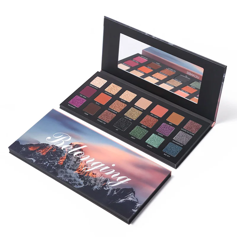 Набор теней для век 21 Цвет s палитра макияж пудра блендер идеальный цвет