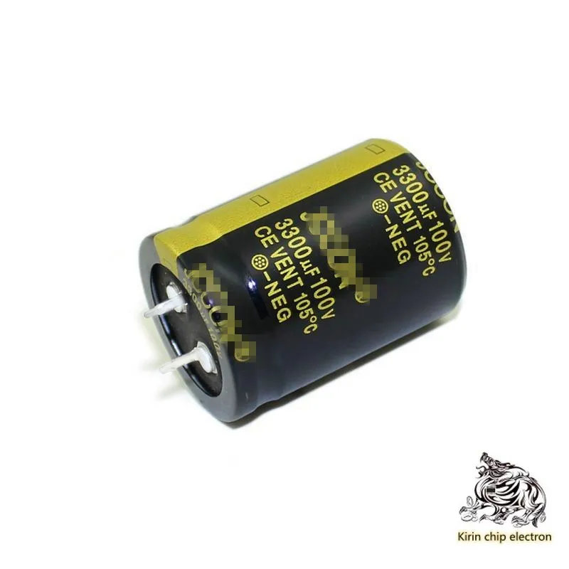 

5PCS/LOT 100v3300uf JCCON Electrolytic Capacitor Power Supply Capacitor LCD TV Capacitance Specification :30 x40