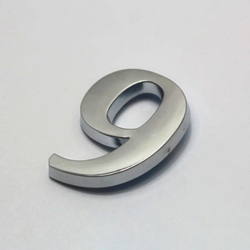 0-9 House Number Sign Self Adhesive Address Digit Sticker Plate Numeral Door Plaque for Home Hotel 5x3.5cm WWO66 | Обустройство дома