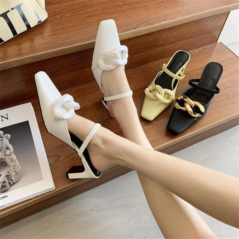 

Коллекция 2021 года, роскошные дизайнерские кожаные сандалии с металлическим покрытием, Яркие туфли на высоком каблуке