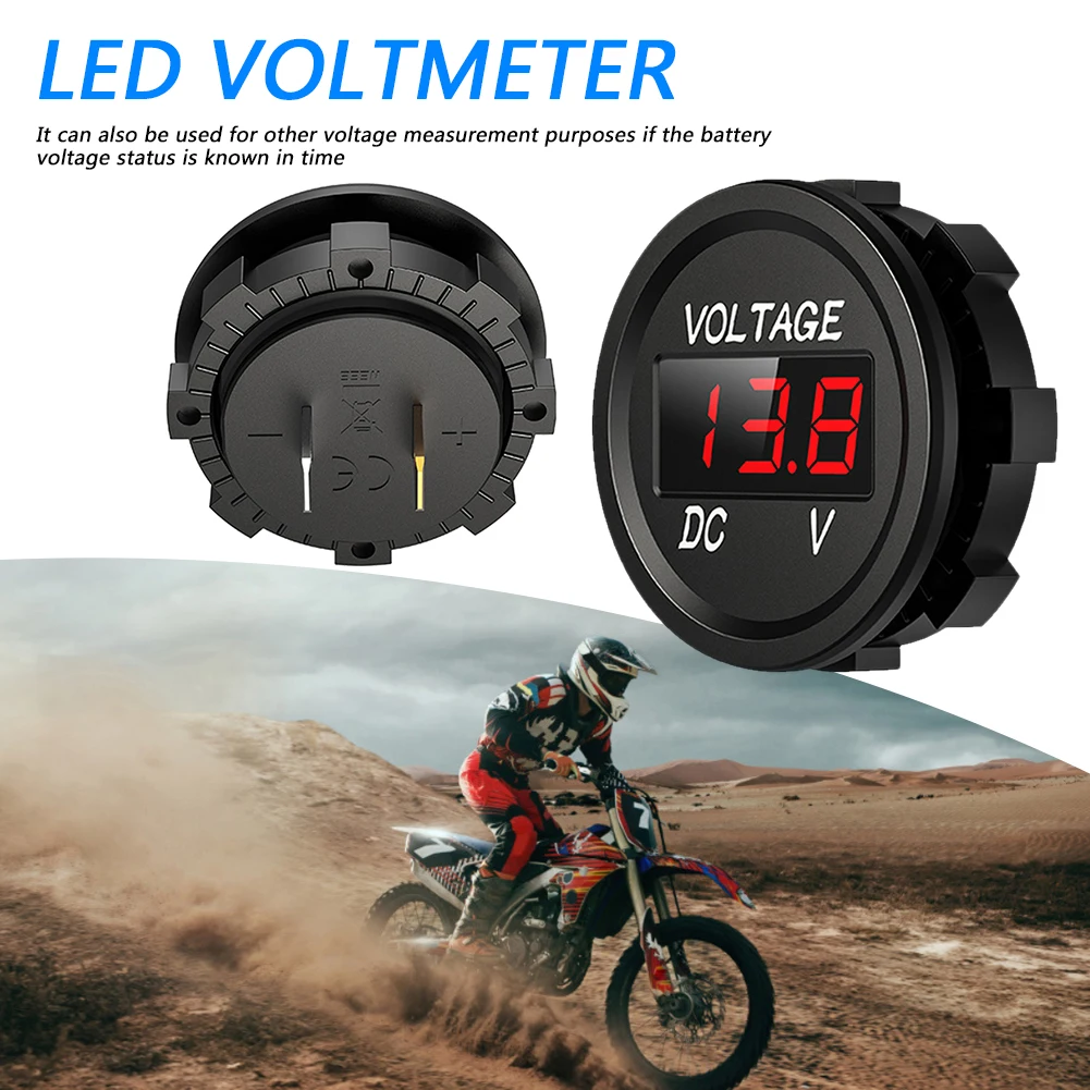 Цифровой вольтметр D1 светодиодный дисплей водонепроницаемый измеритель