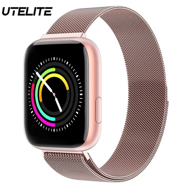 Смарт часы UTELITE P4 для мужчин и женщин водонепроницаемые спортивные Bluetooth с