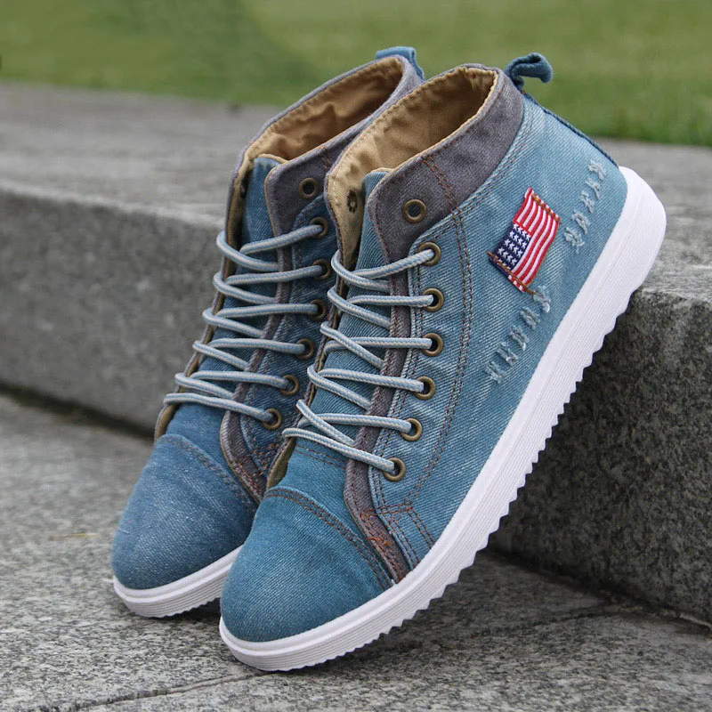 

Men Casual Shoes Slip On Loafers Italian Breathable Canvas Shoes Male denim Shoes 2020 New Fashion Flats Zapatos De Hombre