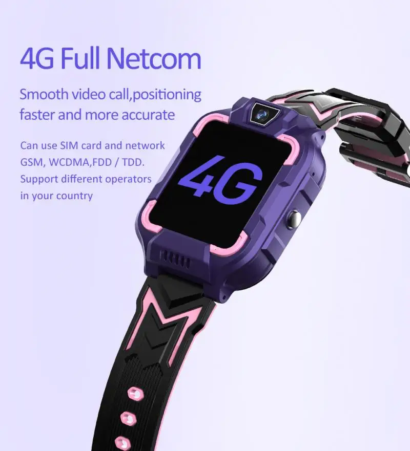 

Children's Smart Watch Kids Phone Watch Camera Lighting Smartwatch SOS Call Tracking Waterproof IP67 Gift For iOS Android