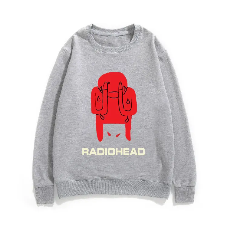 

Funny Radiohead Amnesiac Print Sweatshirt Men Fashion Loose Pullover Long Sleeve Man Regular Fit Sweatshirt Women Cute Tracksuit