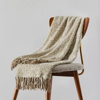 knitted blanket finished office lunch break woven beach cover tassel air conditioning