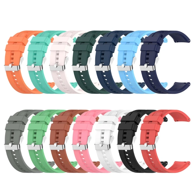

2021 New Watchband for huawei Watch GT2/-Samsung -GalaxyWatch3/-AmazfitGTR silicone strap