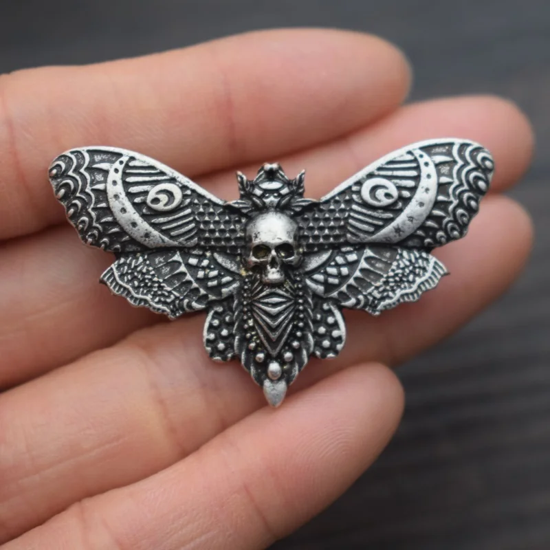 1 шт. мертвой головы череп бабочка Hawkmoth брошь в виде насекомого животное Вечерние
