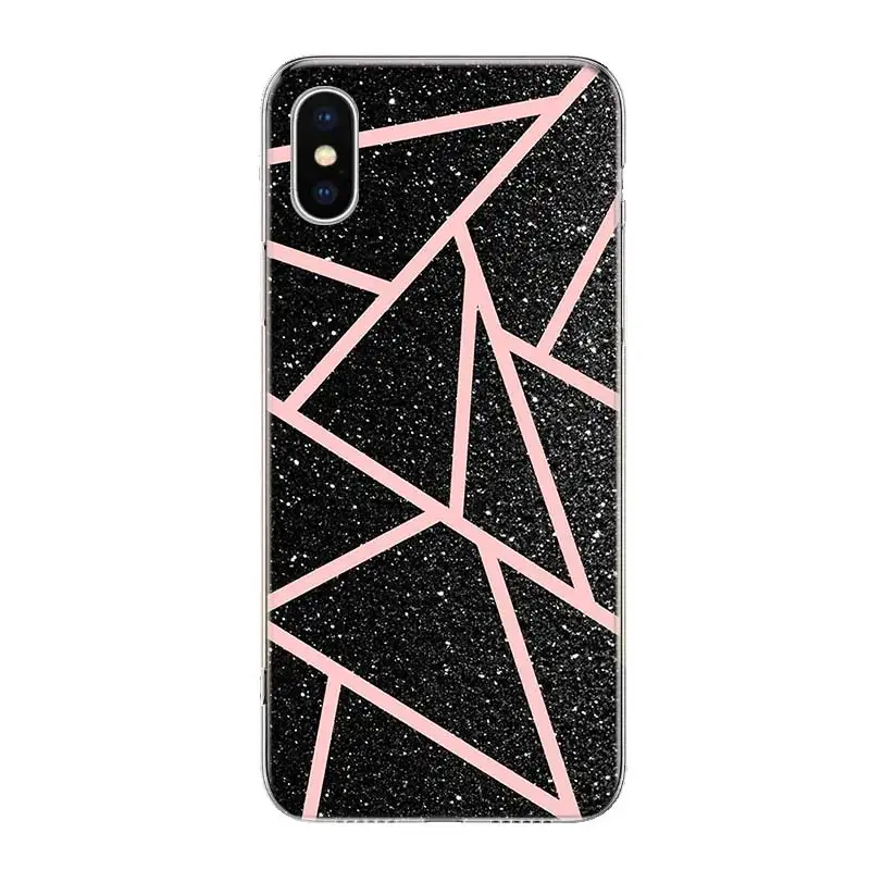 Чехол для телефона с геометрическим рисунком чехол iPhone 11 12 Mini Pro 7 6 X 8 6S Plus XS MAX + XR 5S