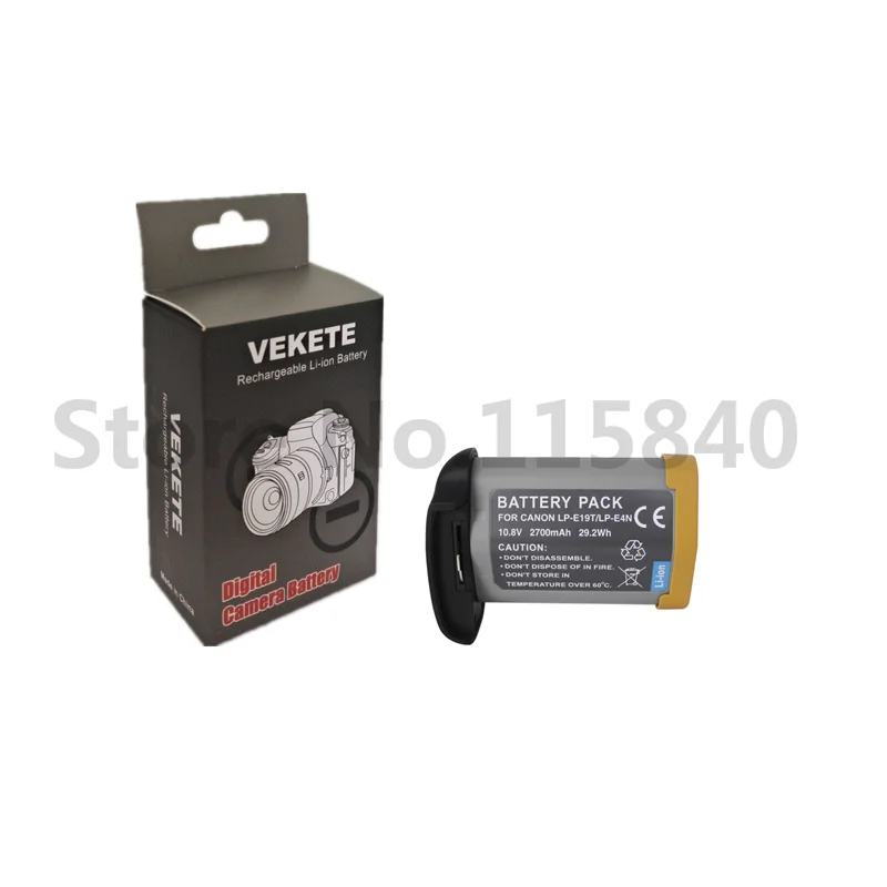 Полный декодировать Батарея LP E4 E4N для Canon LPE4N EOS 2 1DX 1DS 3 1D Mark II / 1Ds III IV|Цифровые
