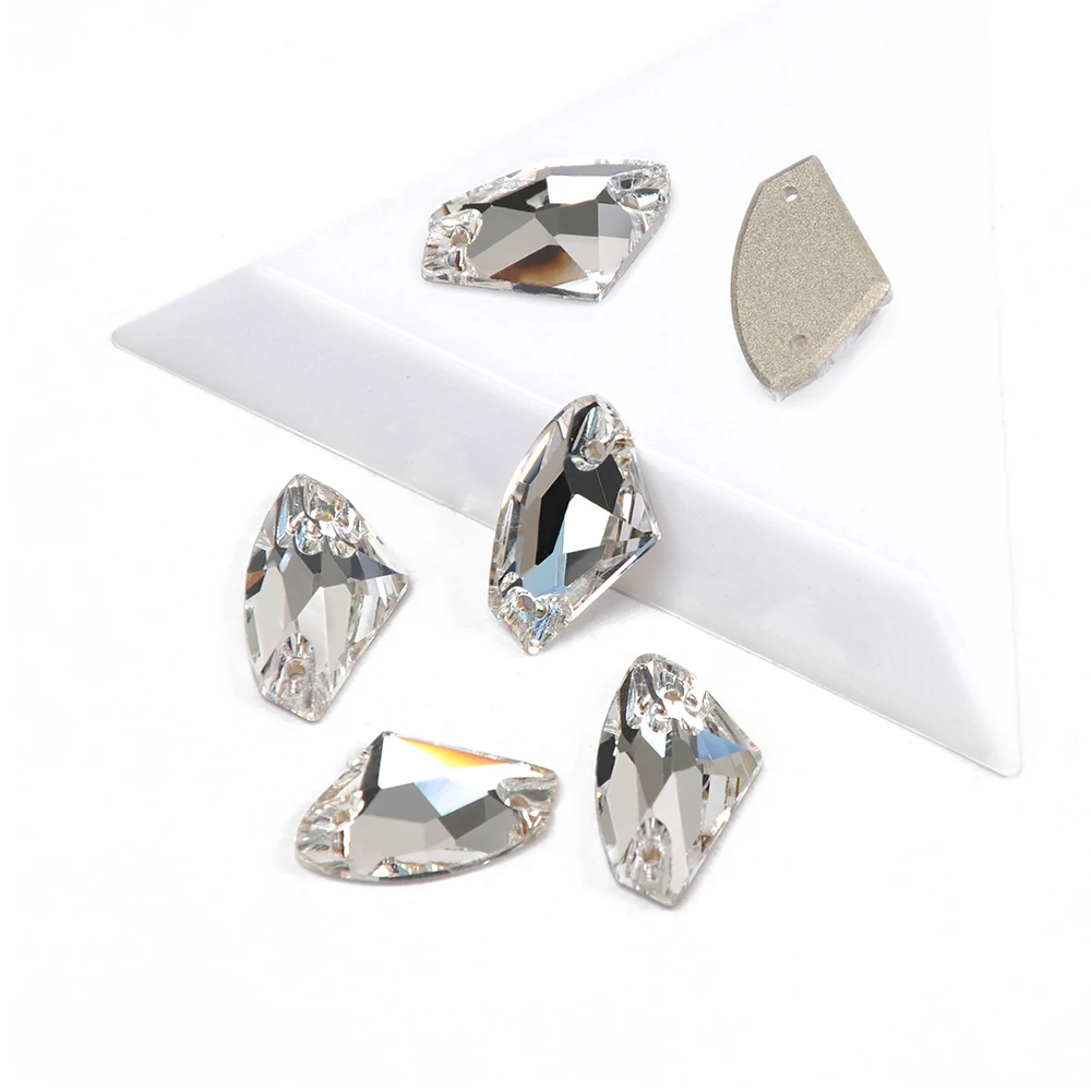 CTPA3bl 3256 бусины Галактической формы, стразы для одежды с двумя отверстиями, стеклянные камни для шитья одежды, ремесла