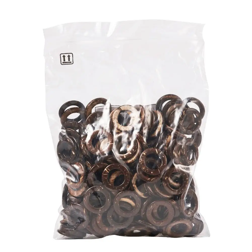 200 шт. Деревянные ювелирные изделия соединительные кольца с кокосом верблюд 20 ~ 23x2