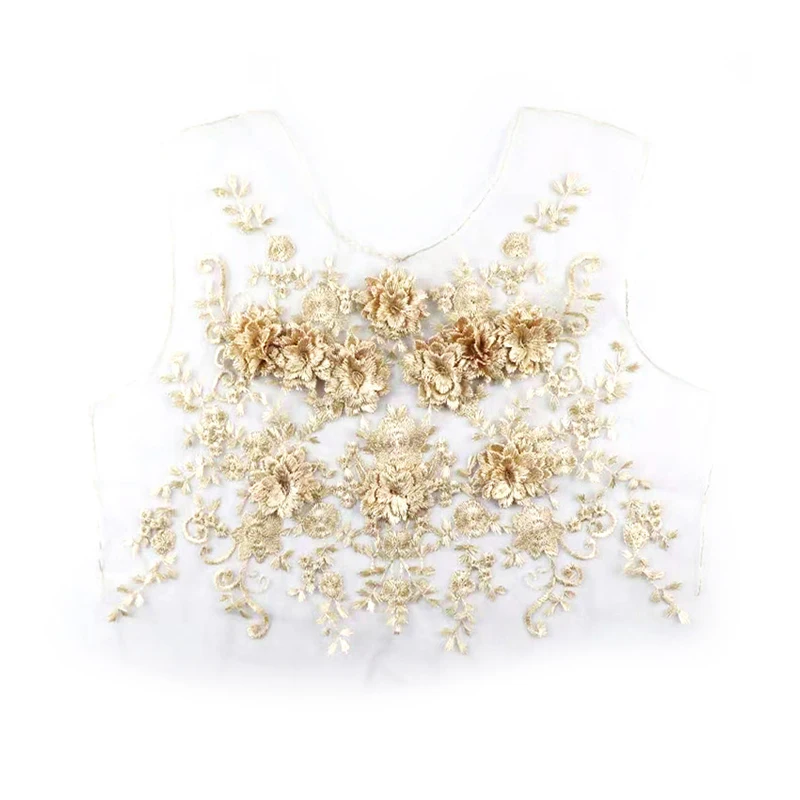 1 шт. сетчатый воротник для детской одежды аппликация с вышивкой кружевной