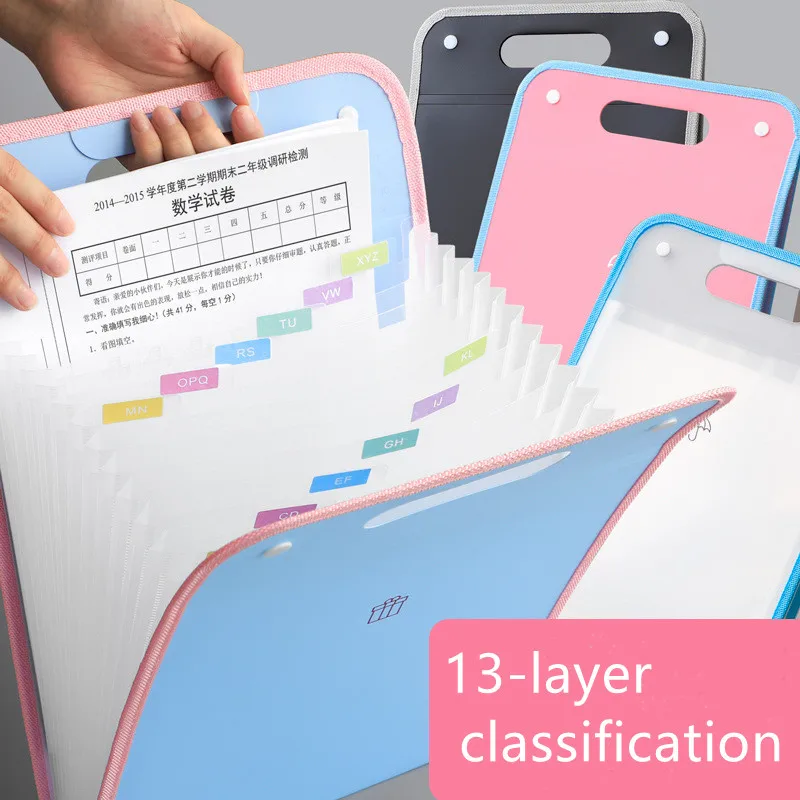 

A6 расширяющаяся портативная папка для документов, органайзер для документов, органайзер для документов, Офисная сумка для хранения, папки, ...