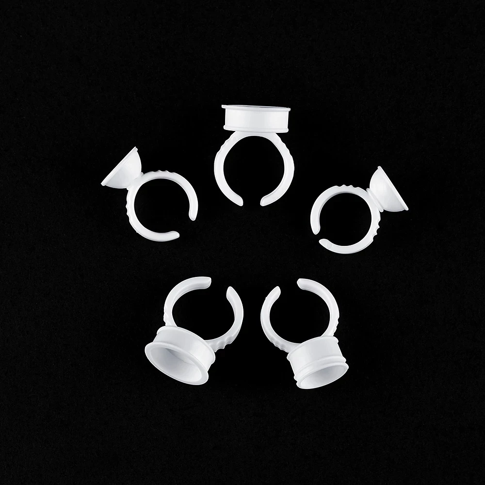 200 шт. Пластик чернил для татуажа кольцо бровей Перманентный макияж ВСЕ РАЗМЕРЫ