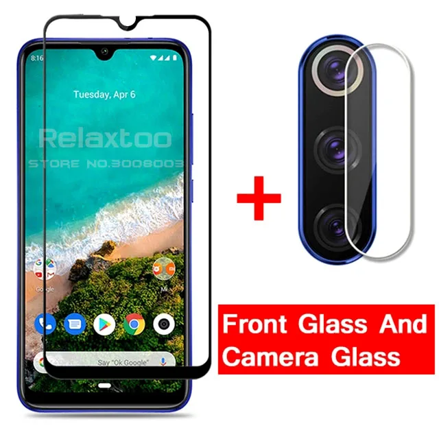 2in1 1front 1lens 2 в 1 xiaomi a3 стеклянный объектив камеры пленка протектор экрана закаленное стекло для xiaomi mi a 3 xio mi a3 mi 3a mi a 3 3a защитное стекло - Цвет: 2in1 1front 1lens