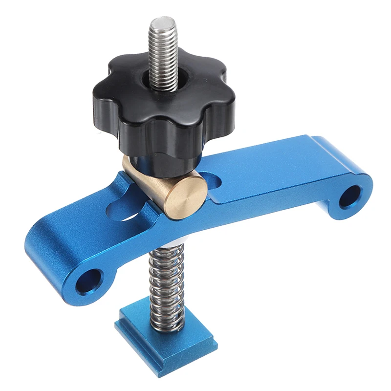 

1set T-Slot Clip Fixed Clamp Tools Aluminum Alloy Woodworking Quick Acting Hold Down Clamp For T-track Working Table