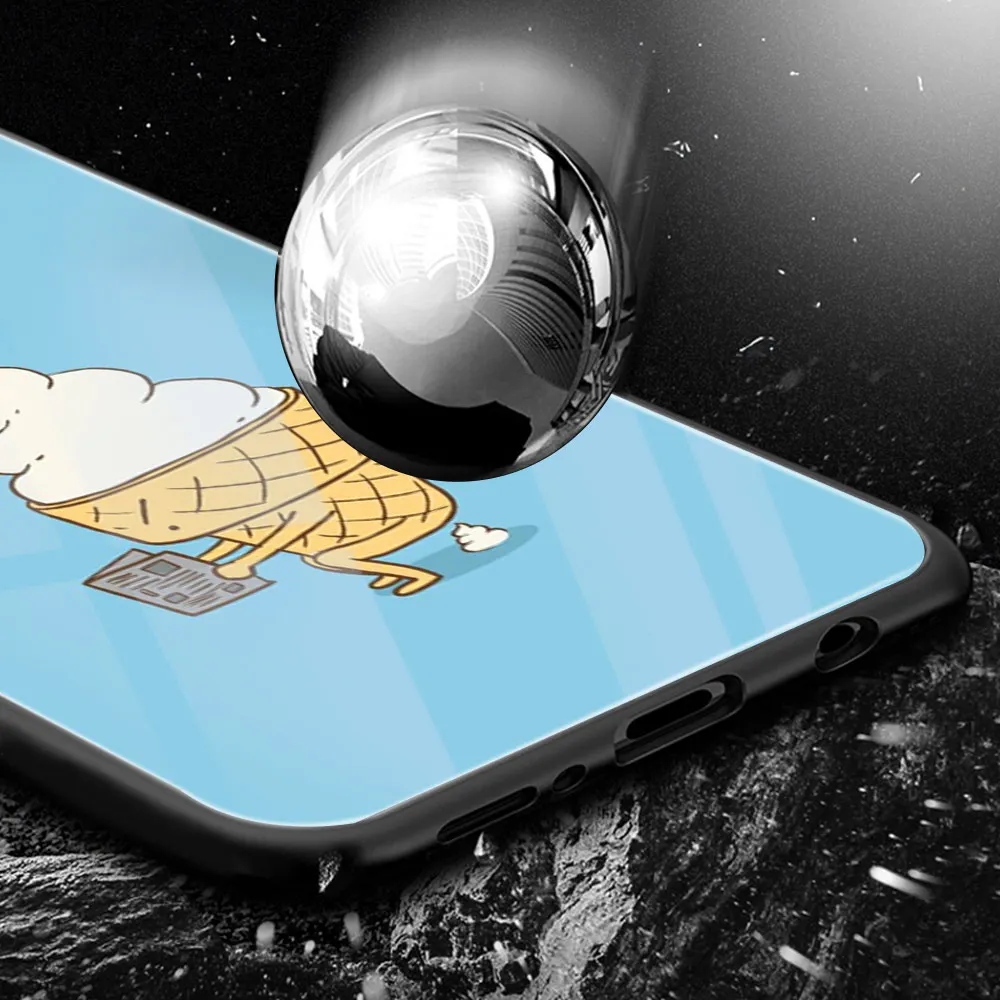 

Funny Food Case For Samsung A50 A70 A21S A51 A71 M30 A21 A30 A40 A41 S9 S8 S10 S20 Plus Note 20 Ultra 10 Glass Phone Cases Sushi