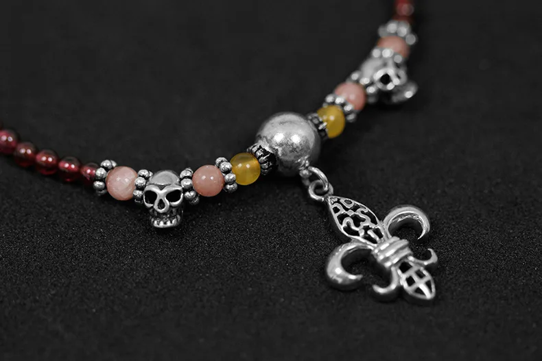 Acecare Стерлинговое Серебро ручной бисер gartens стилус череп гарнитура