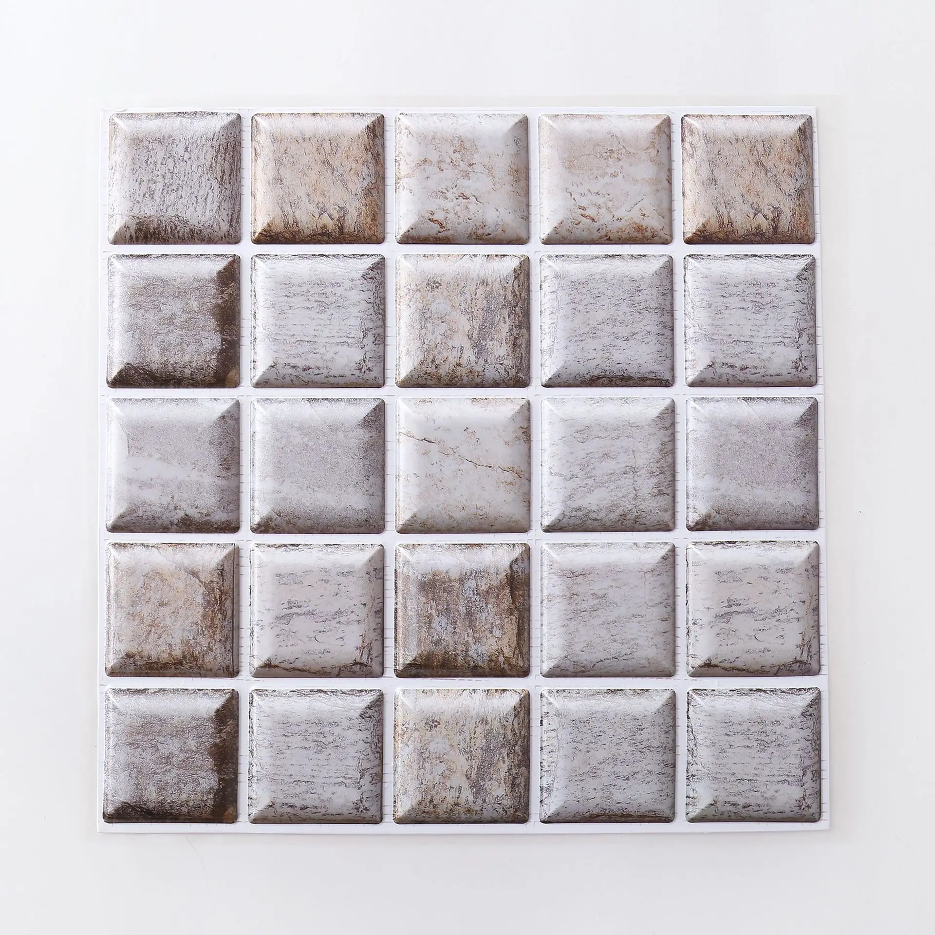 

Kaguyahime 3D Self-Adhesive Wall Stickers 10pcs DIY Stone Pattern Wallpaper Waterproof Wall Panel Home Decor Wall Paper 30x30