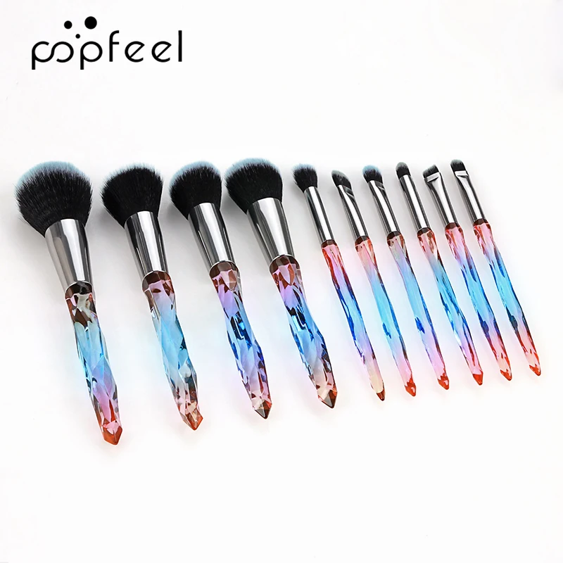 

10pcs Makeup Brushes Tool Set Foundation Powder Cosmetic Blush Cosmetic Beauty Make Up Brush Maquiagem