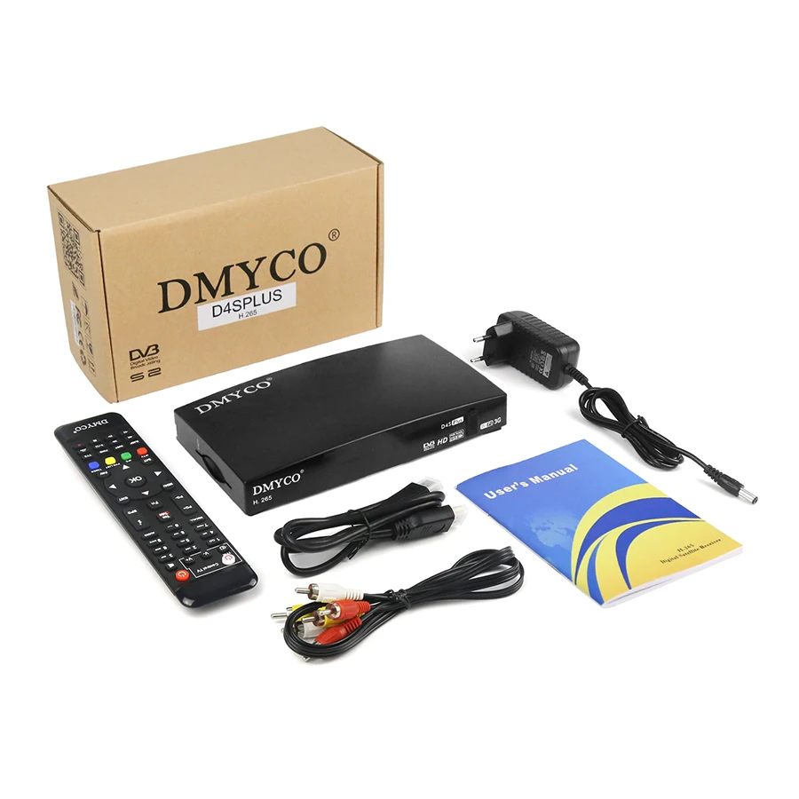 Оригинальный DMYCO D4S плюс DVB S2 цифровой спутниковый ресивер WEBTV Biss ключ 2x USB слот Wifi 3g