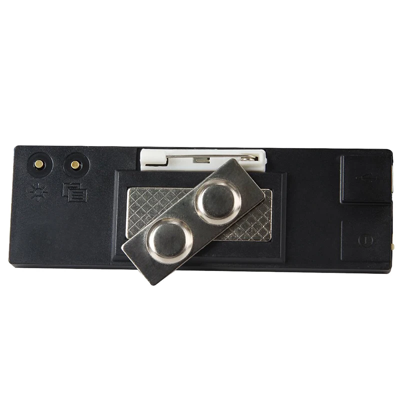 

Programmable LED Digital Scrolling Message Name Tag Id Badge(12x48 Pixels) (Red)