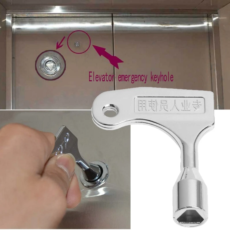 

1 Pc Elevator Door Key / Triangular Key / Universal Train Key 35ED