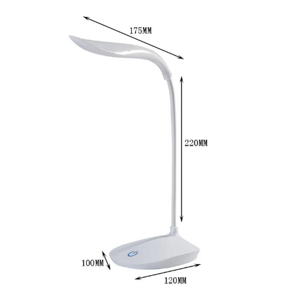 

USB Rechargeable Desk Lamp Dimmable Touch Table Lamp Foldable LED Eye Protection Study Student Office Table Top Lanterns