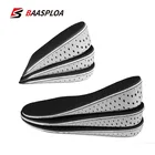 Стельки BaasploaHeight, прочные дышащие вставки из пены с эффектом памяти для подъема пятки, подъемники, стельки для обуви, унисекс