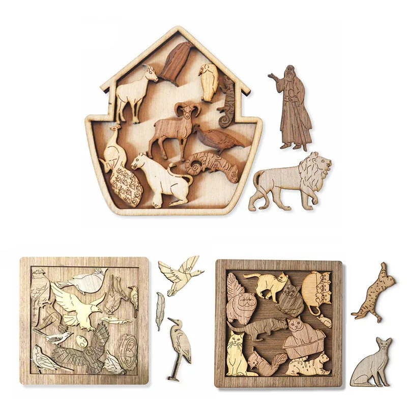 

Jigsaw Cat Lovers Puzzle Irregular Shaped Puzzle Wooden 3d Children Irregular Jigsaw Puzzle Educational Toy Crafts Board Game