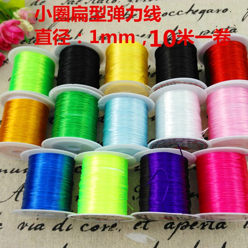 Плоская маленькая круглая эластичная линия кристалл | Украшения и аксессуары