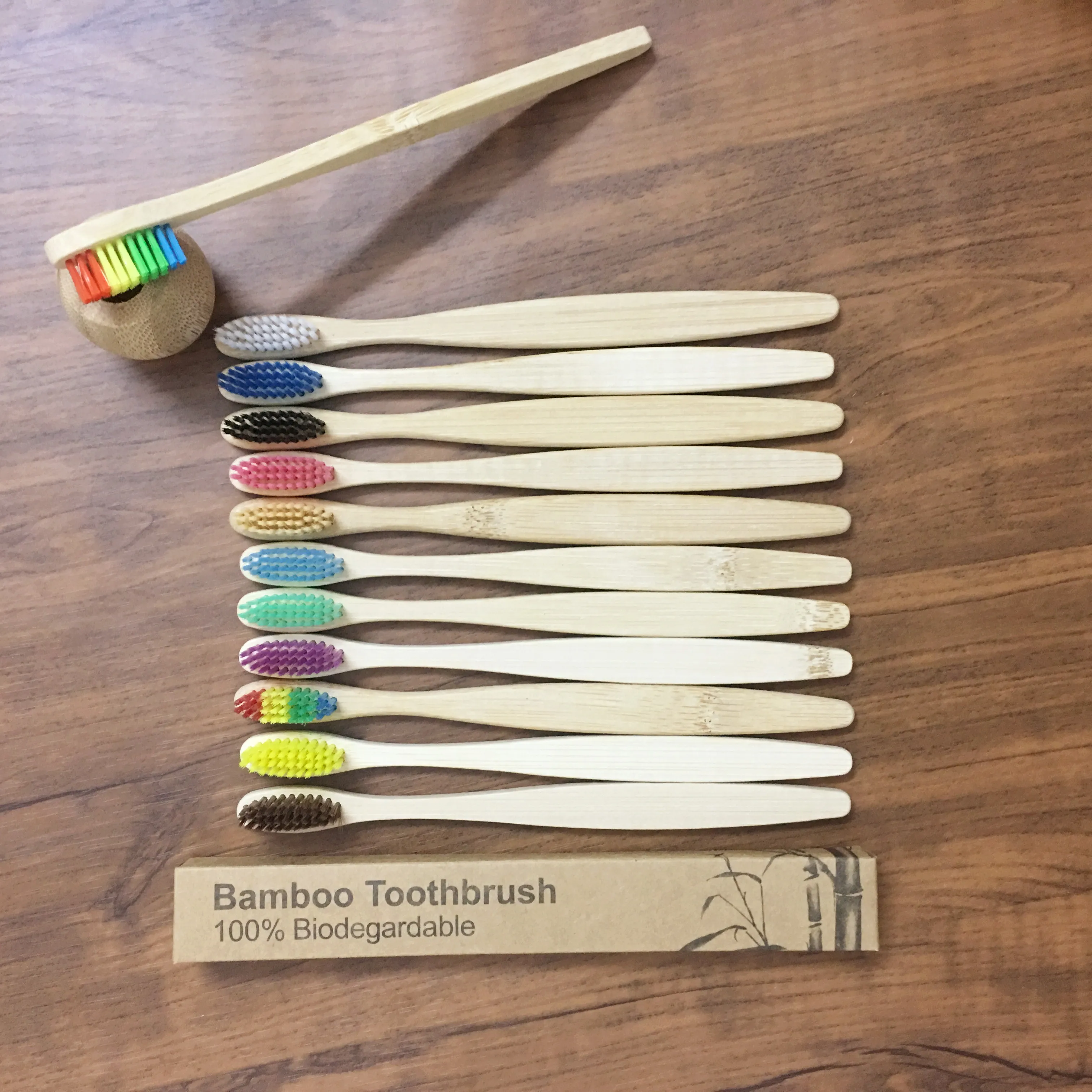 100 шт./упаковка Деревянные Зубные щётки | Красота и здоровье