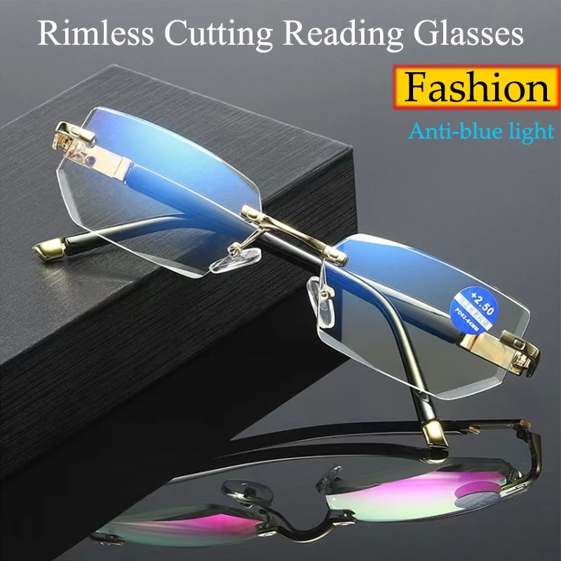 Очки для чтения унисекс ультрасветильник кие очки без оправы с защитой от