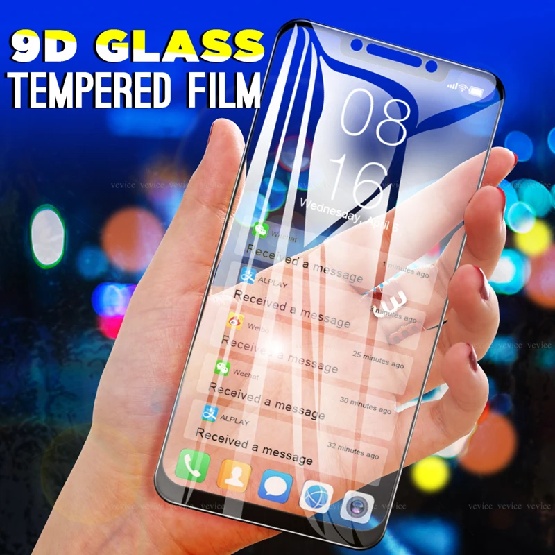 9D закаленное стекло для Xiaomi Mi 8lite 9T Pro 9SE A3lite HD Премиум протектор экрана 8 9 Pocophone F1 CC9