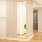 Зеркало квадратное из стикер для настенной плитки акрила, 4 шт., 4x30 см, зеркальные наклейка дюйма