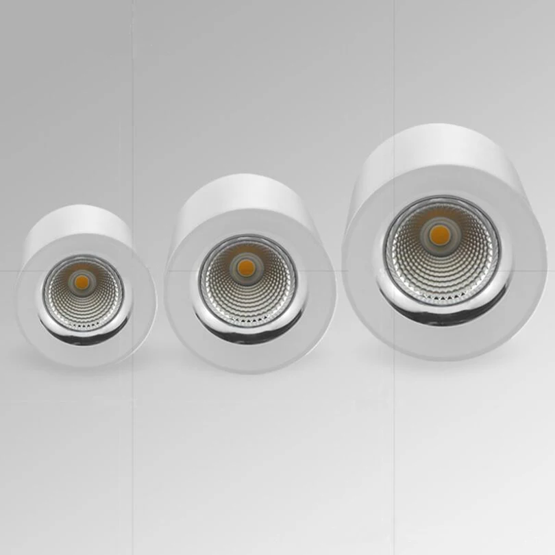 10PCS Dimmable LED Downlight COB 10W 15W 25W AC85-265V Surface Mounted Ceiling Lamps Spot Light | Лампы и освещение