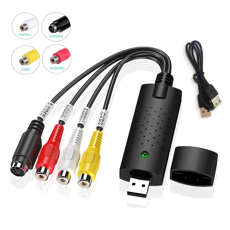 Портативный конвертер VHS в цифровой устройство для захвата аудио и видео через USB