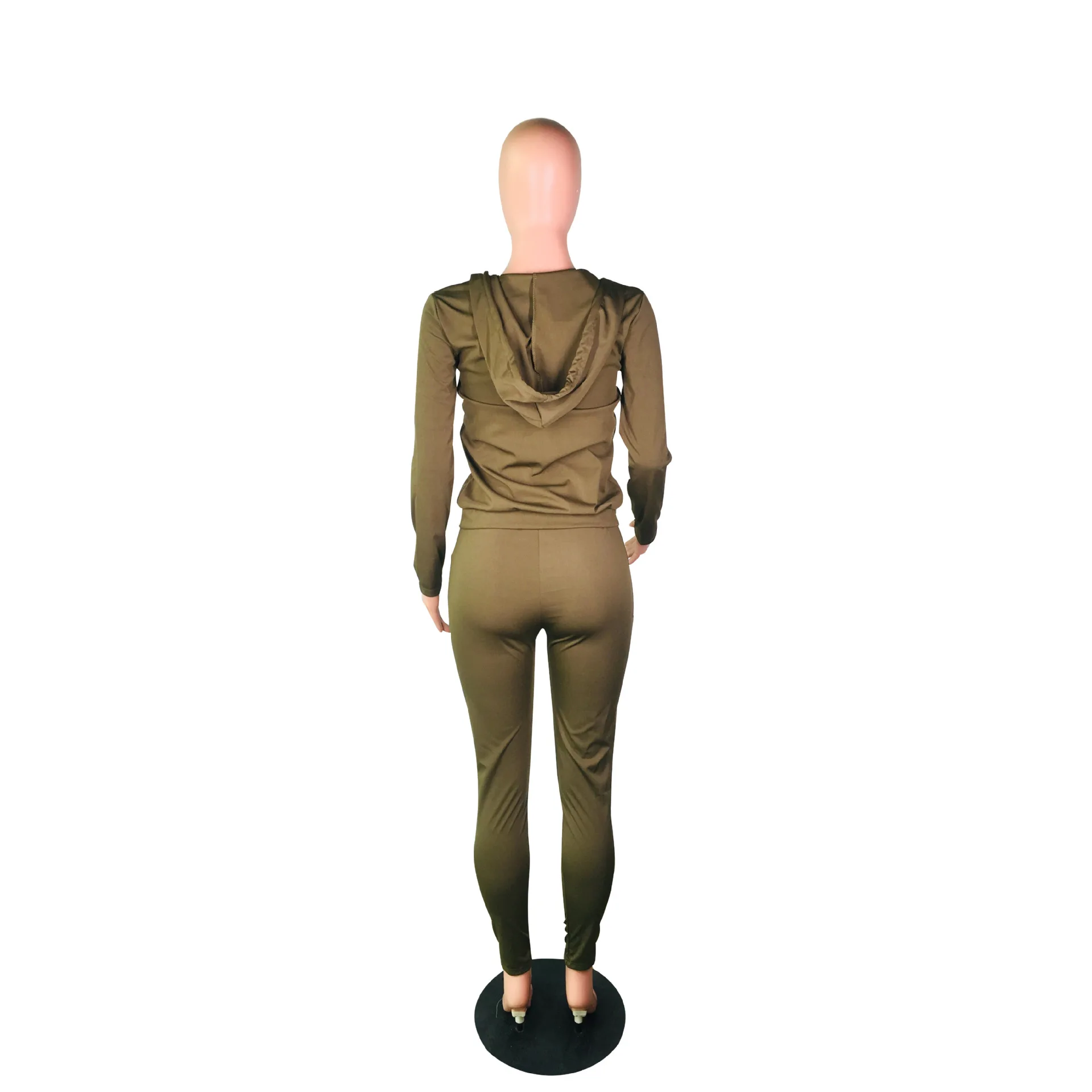 

Yellow black sweat suits women long sleeve hoodie+full pant sweatsuit wholesale tracksuit matching sets joggers women set 2020