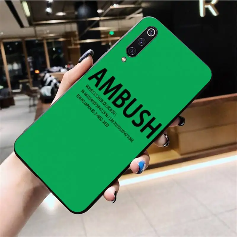 

Japan trend Fashion AMBUSH Phone Case Cover for Huawei Honor 30 20 10 9 8 8x 8c v30 Lite view pro